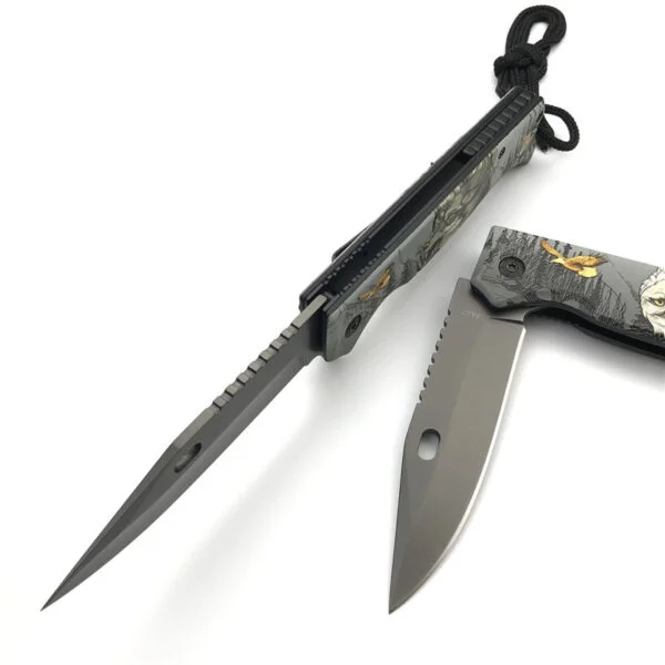 Browning eagle and wolf stainless steel folding knife - Image 4