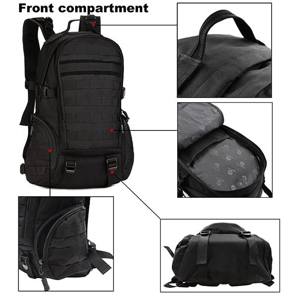 35L Camping and hiking backpack, military nylon backpack - Image 5