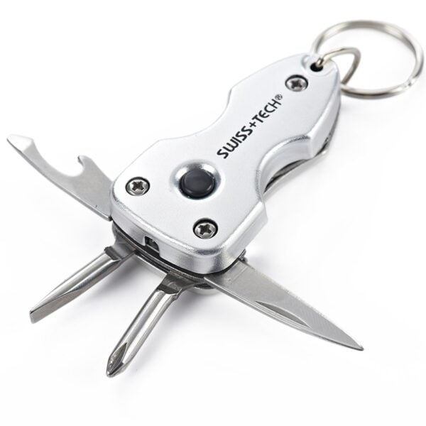 Swiss Tech 7 in 1 EDC Key Ring Pocket Multi-Tools