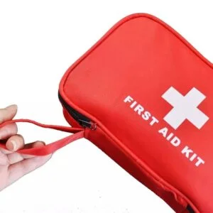 First Aid Kit with complete medical stuff