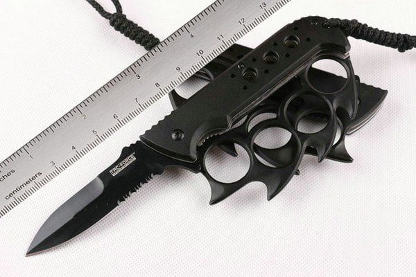 Punch+Folding Titanium Pocket Knife - Image 4