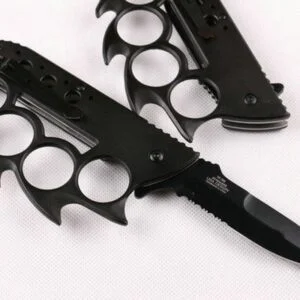 Punch+Folding Titanium Pocket Knife