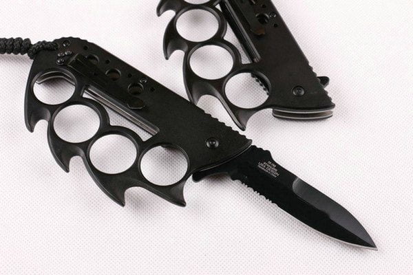 Punch+Folding Titanium Pocket Knife