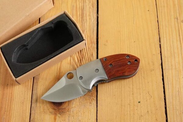 Buck folding knife, Small size buck hunting knife - Image 3
