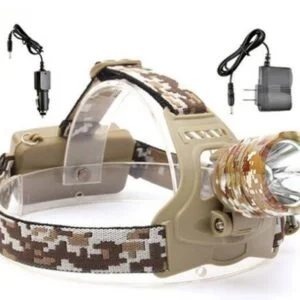 Head Lamp and Search Light, Long battery time with charger and cell