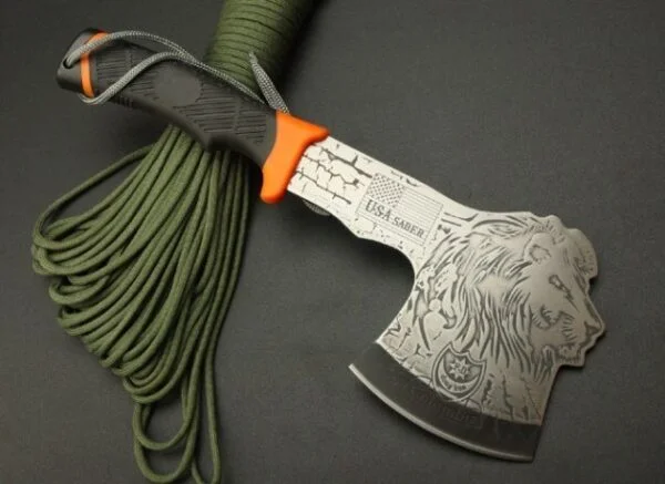 American lion head saber axe - Image 3