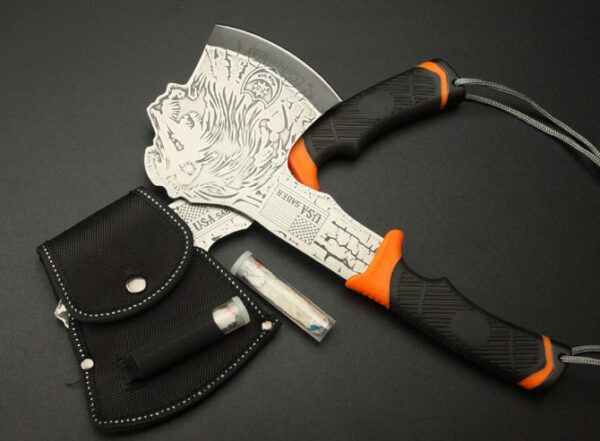 American lion head saber axe - Image 2