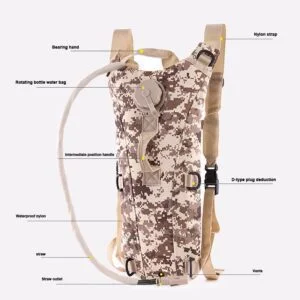 3.5 Liter water bottle + Backpack