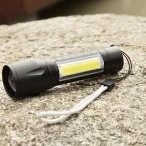2 in 1 LED flasht light and torch light, 1000 lumens 3Modes USB Rechargeable LED Torches
