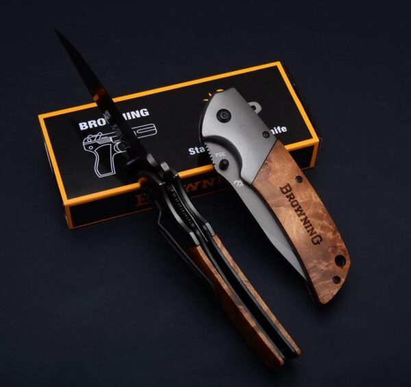 Browning folding hunting and camping knife, Quick open outdoor camping and hunting gear - Image 4