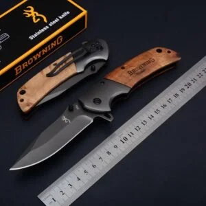 Browning folding hunting and camping knife, Quick open outdoor camping and hunting gear