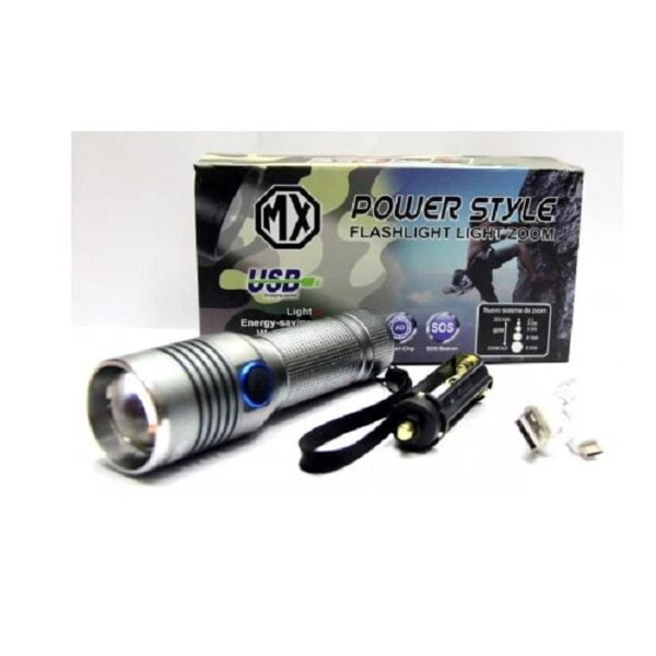 Imported USB charging Long range Torch light - Image 4