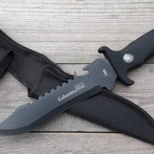 Columbia knife black, fix blade columbia knife, columbia combat knife