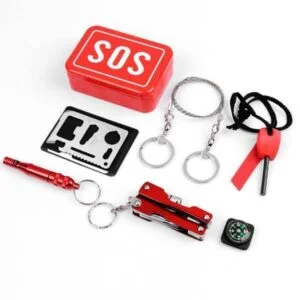 SOS emergency survival Multipurpose Tool Kit, 6 in 1 sos tool kit