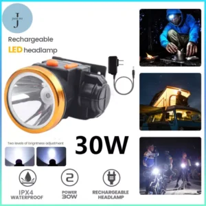 Powerful Head lamp Long Range 30W