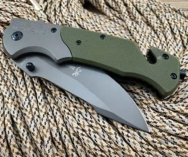 Browning Edc Folding knife Green - Image 4