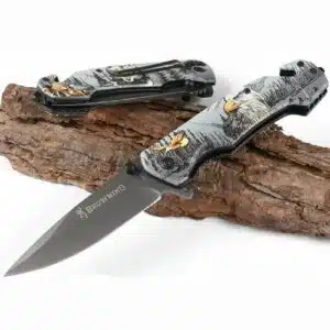 Browning Eagle Printed Quick Opening Folding Knife