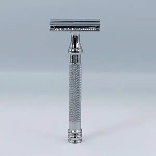 Double Edge Safety Razor, Premium Stainless Steel Safety Razor with Long Handle - Superior Shaving Experience - Image 6