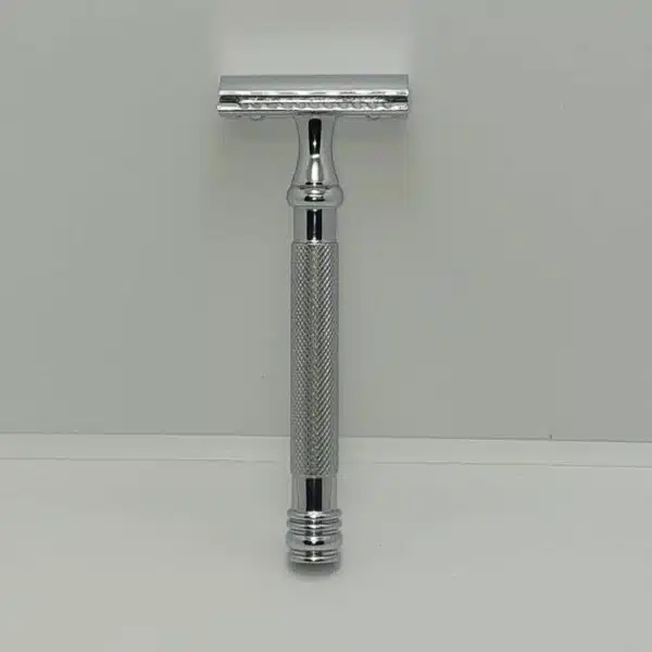 Double Edge Safety Razor, Premium Stainless Steel Safety Razor with Long Handle - Superior Shaving Experience - Image 5